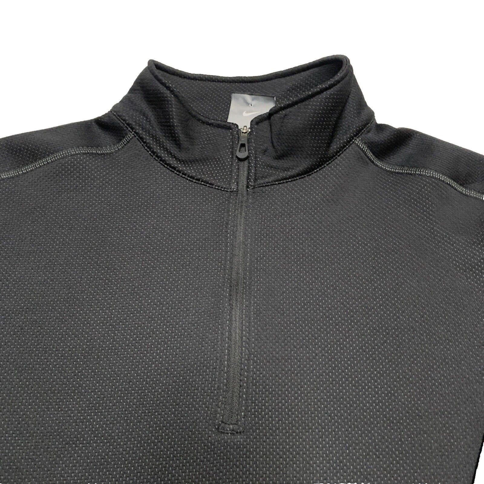 Suéter Nike Golf Therma Fit para hombre, talla L, jaspeado, con cremallera de 1/4, NY Life