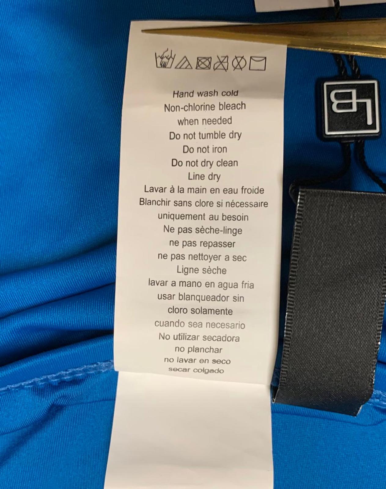 La Blanca - Bañador ajustable para mujer, talla 14, UPF 50+, color azul turquesa