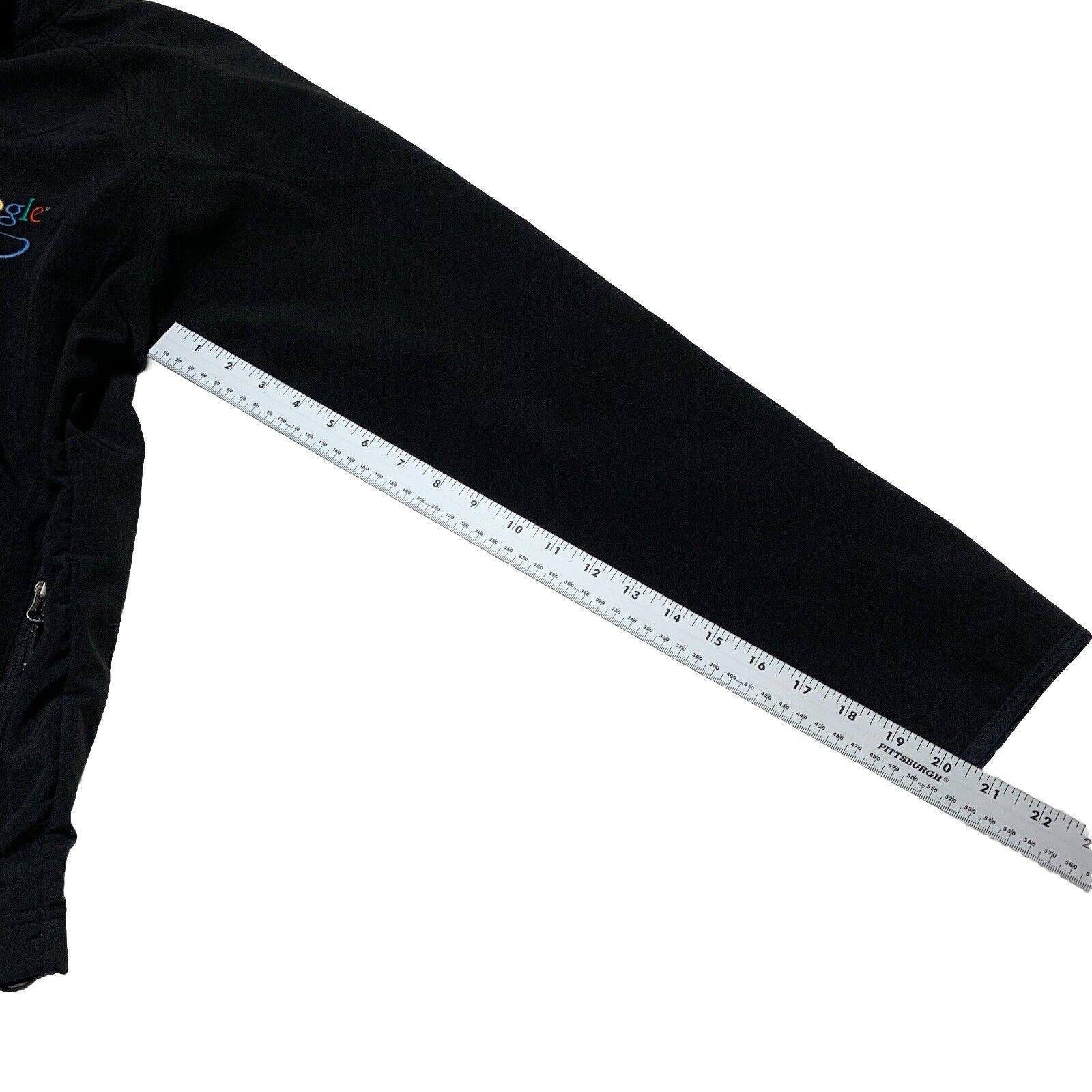 Chaqueta Port Authority unisex, talla M, con Google Planet bordado, bolsillos con cremallera negros