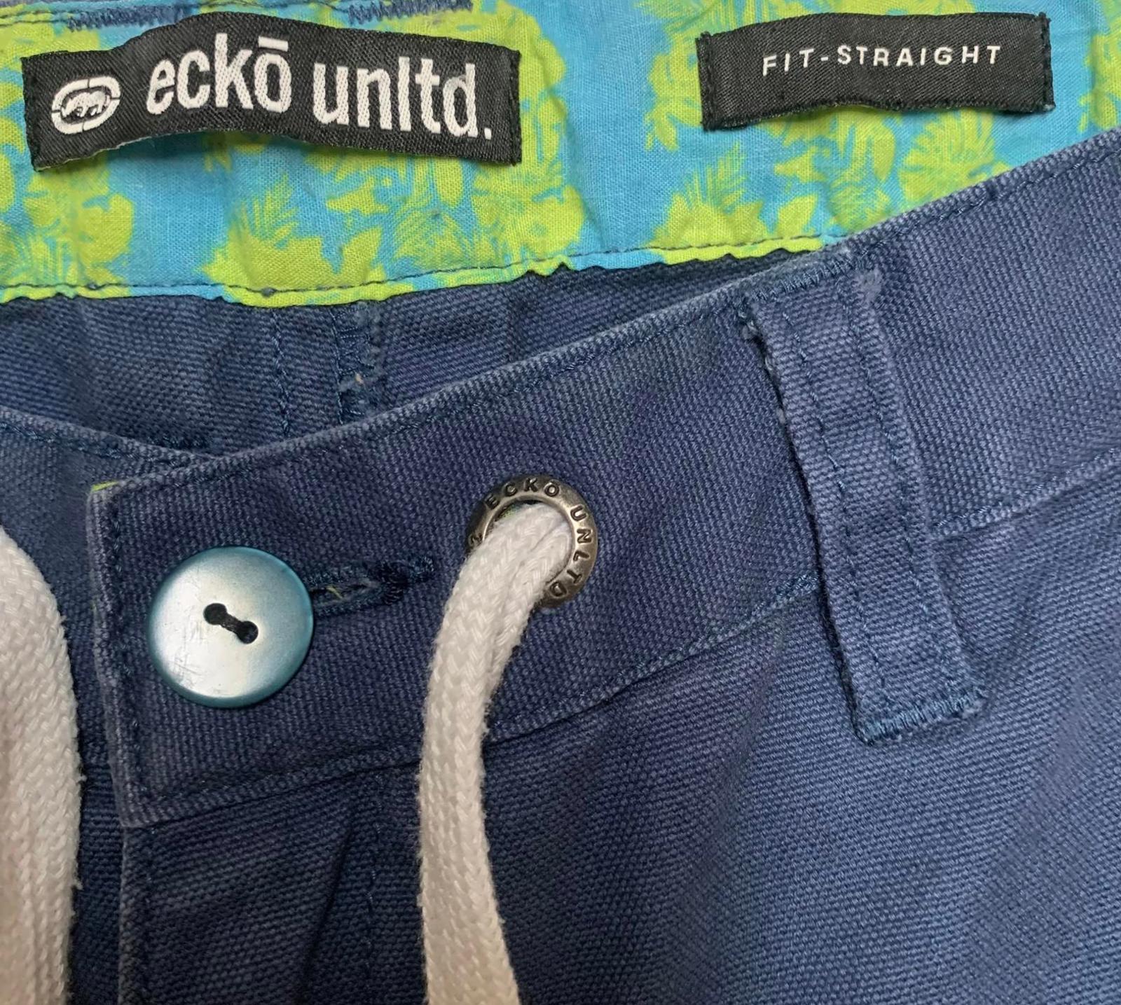 Pantalones casuales rectos Ecko Unltd. para hombre (ver medidas), color azul marino