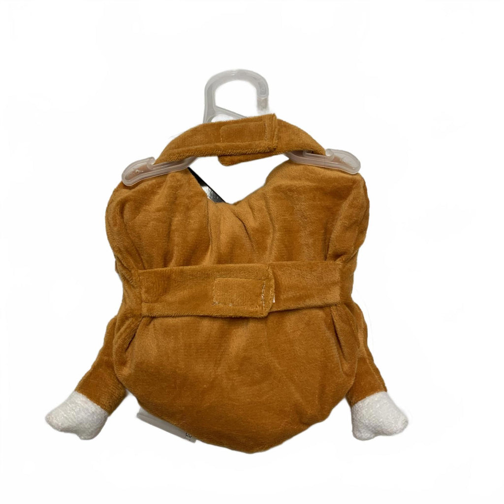 Adorable disfraz de pavo marrón de peluche para Halloween, talla extra pequeña, para Acción de Gracias