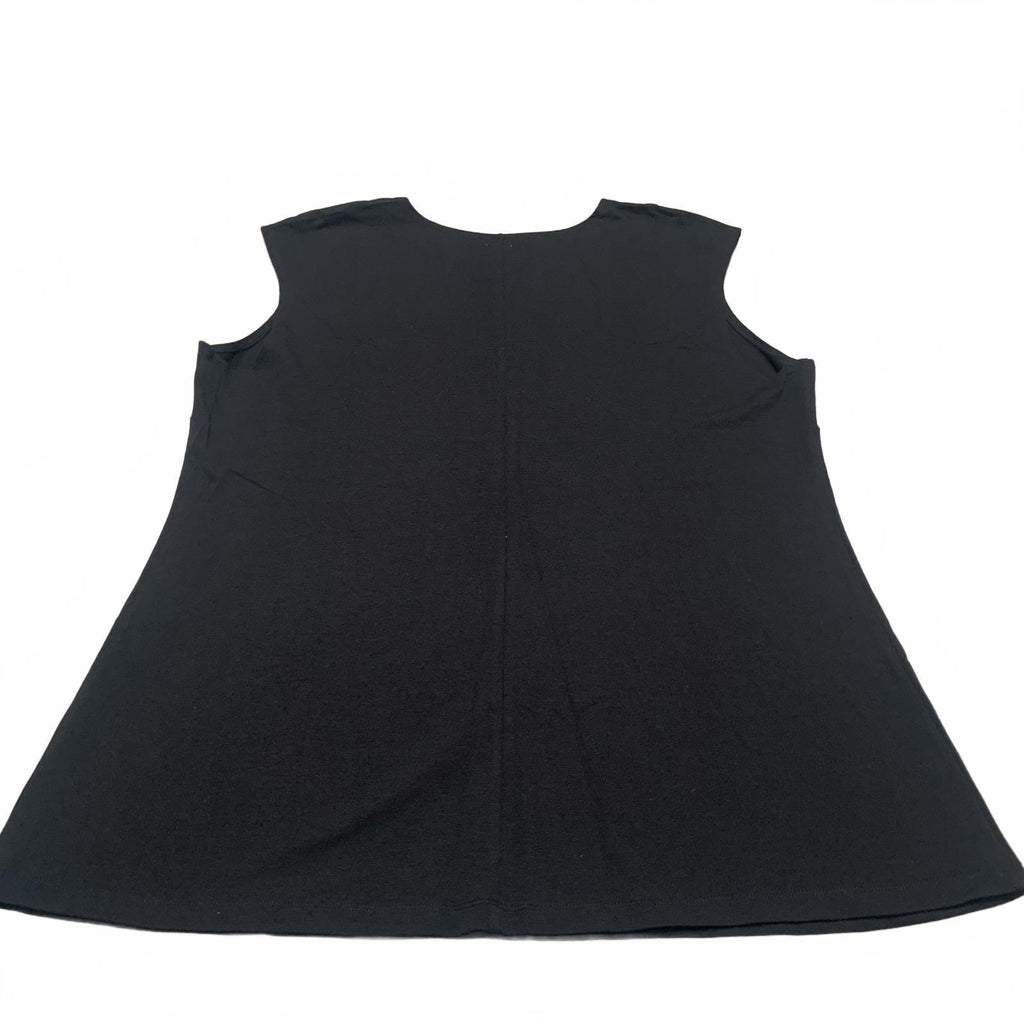 Jersey sin mangas negro NIC+ZOE para mujer talla XXL nuevo