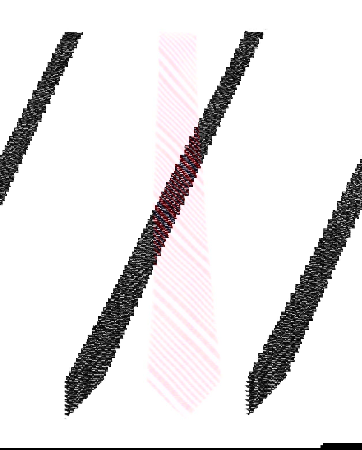 Corbata de seda con estampado de cuadros rojos y azules para hombre de Ben Sherman