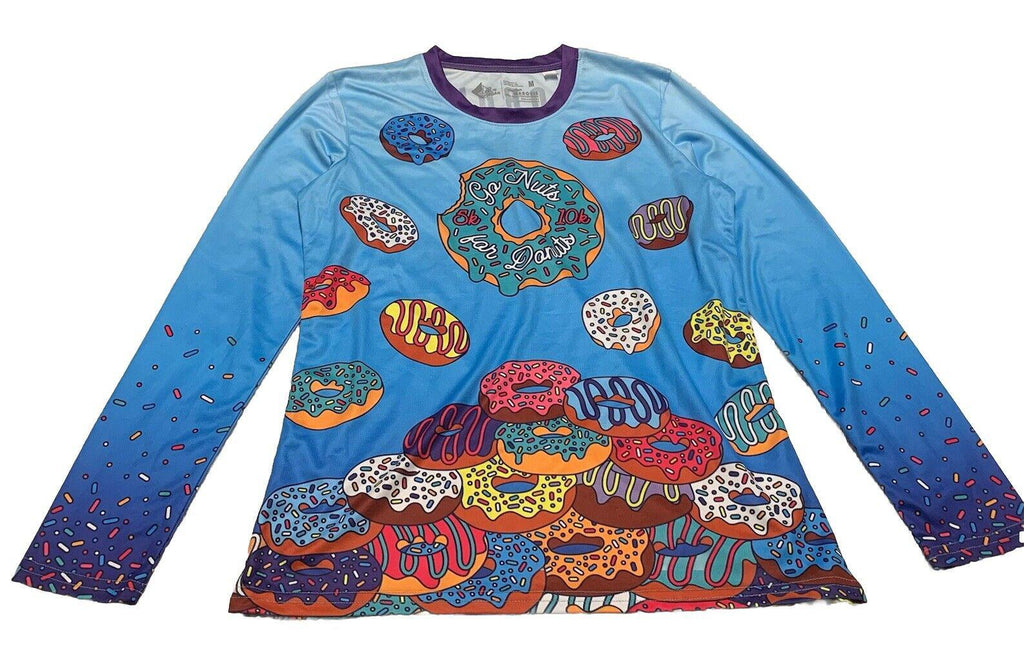 Leslie Jordan Cheetah Marquis Women's  Medium Multicolor Running T-Shirt Top