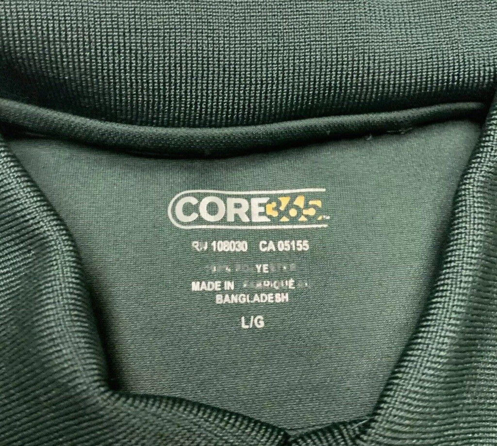 Polo Core 365 Dri-Fit verde para hombre, talla grande, absorbente de humedad y antimicrobiano