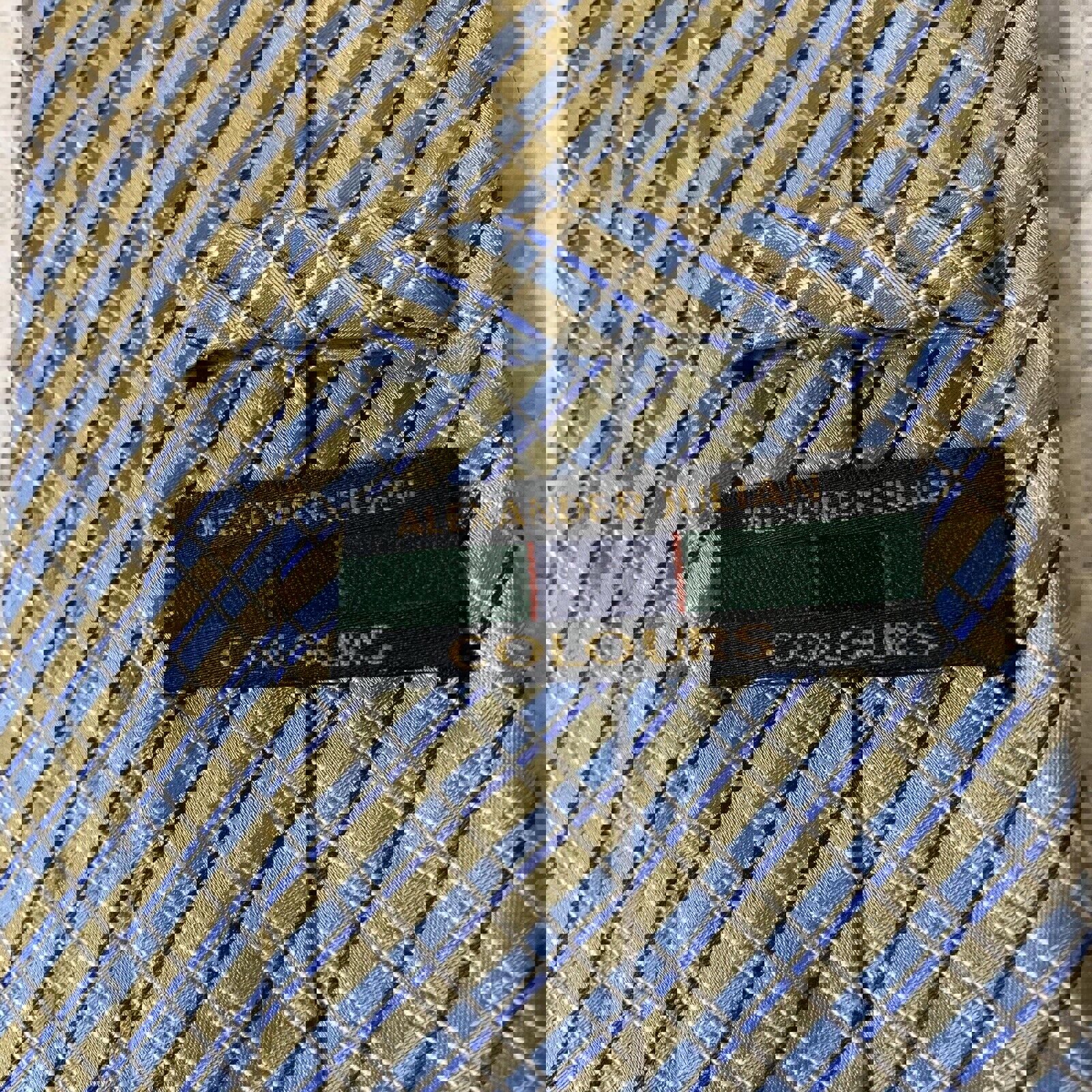 Corbatas para hombre Alexander Julian Multicolor Lote de 2