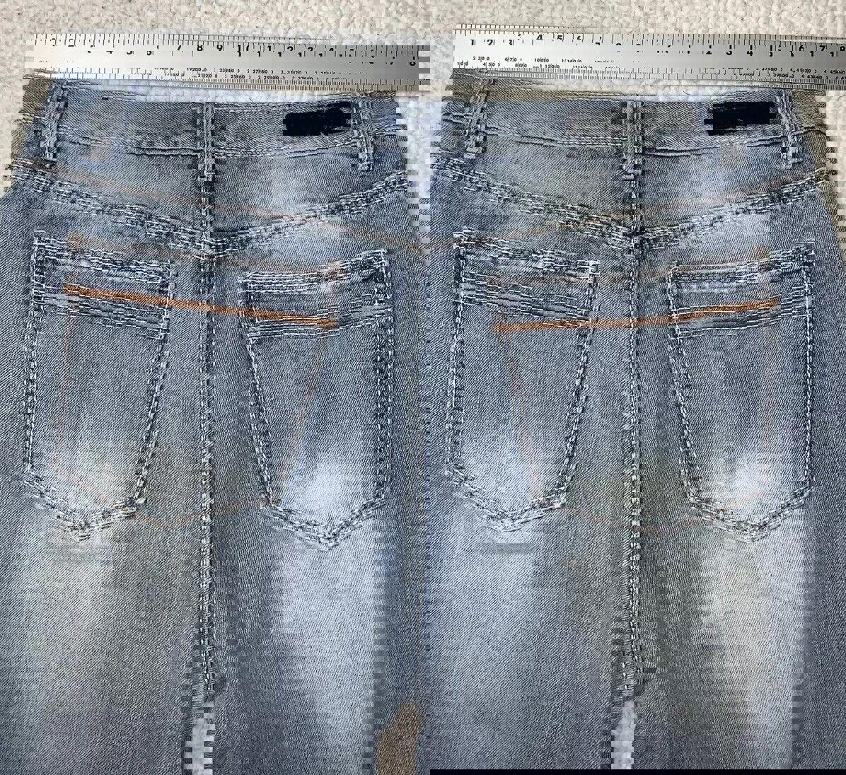 Bota vaquera negra premium azul para hombre talla 34/30