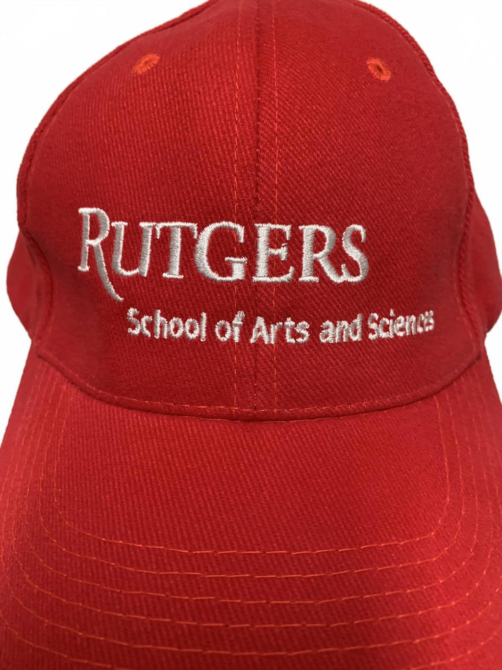 Gorra de talla única de la Universidad Rutgers de la Escuela de Artes y Ciencias de Red Hat