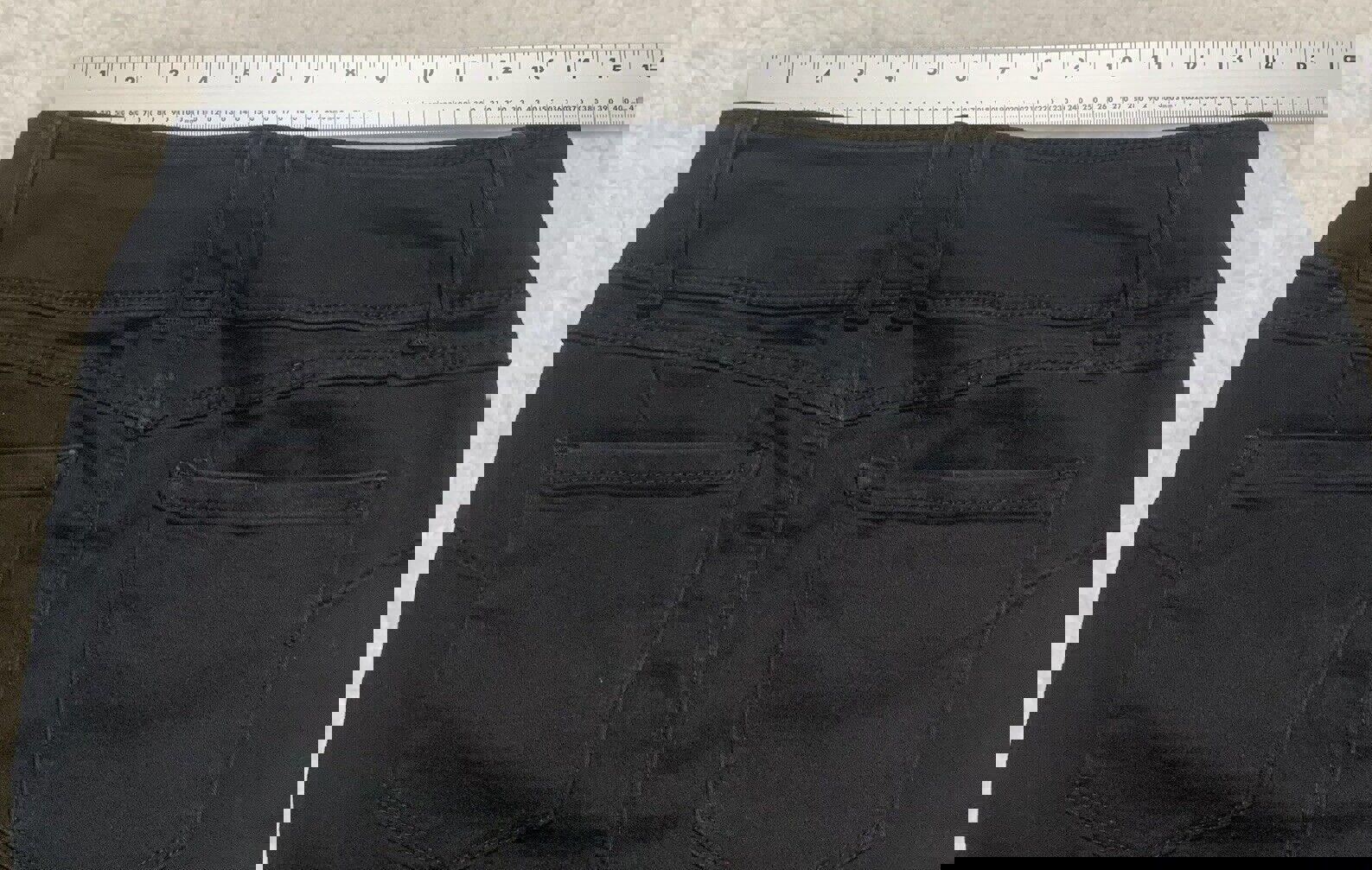 Jeans Astor Denim para niñas talla 13 negros de corte recto para jóvenes