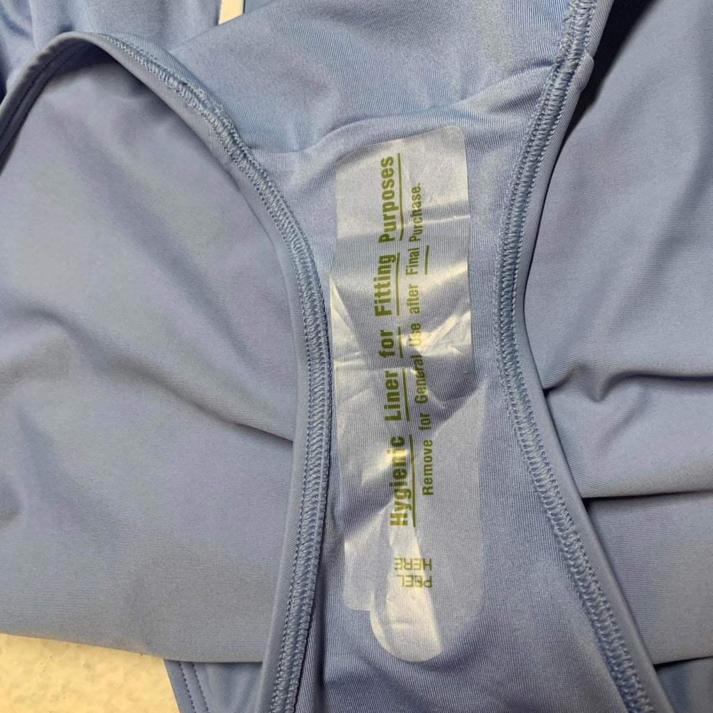 Traje de baño de una pieza azul XXL para mujer de Old Navy con cremallera frontal