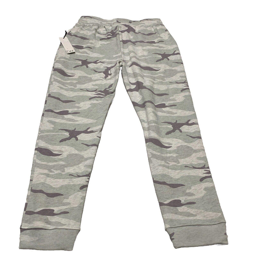 Pantalones deportivos Dex Clothing para mujer, color gris claro, con estampado de camuflaje