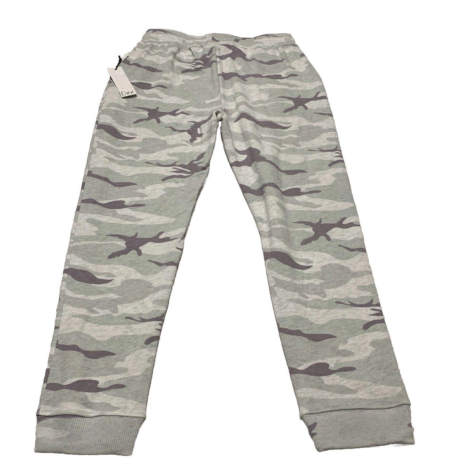 Pantalones deportivos Dex Clothing para mujer, color gris claro, con estampado de camuflaje
