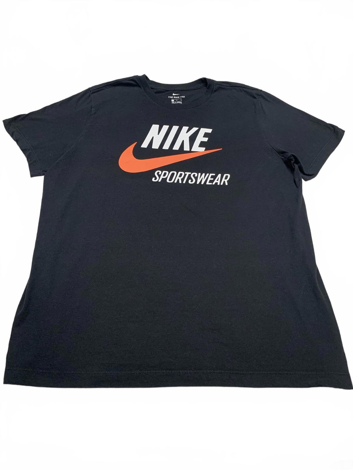 Camiseta deportiva Nike para hombre talla XL negra