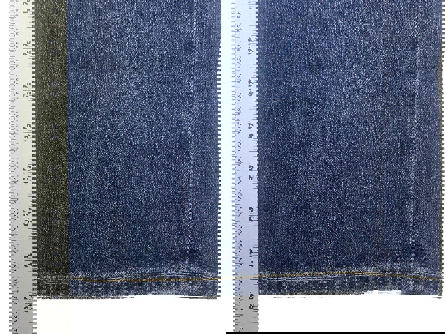 Vaqueros de mezclilla de calidad X2 para hombre, talla W31 L30, corte de bota azul