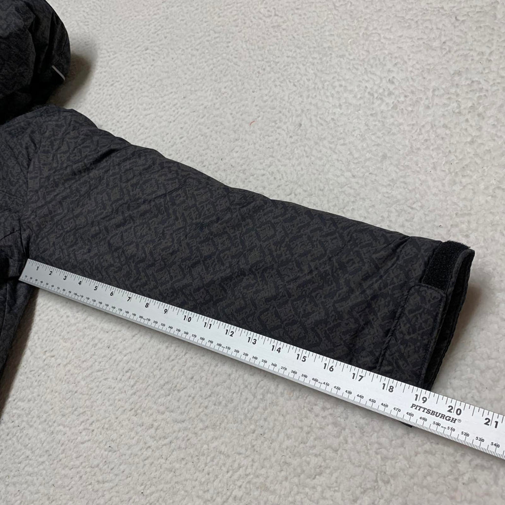 Chaqueta aislante con capucha y color negro y naranja de Columbia, talla grande para hombre