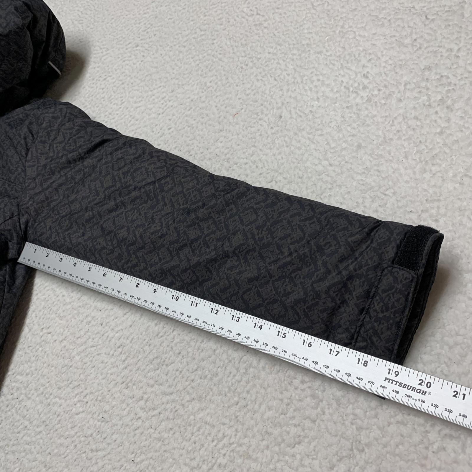 Chaqueta aislante con capucha y color negro y naranja de Columbia, talla grande para hombre