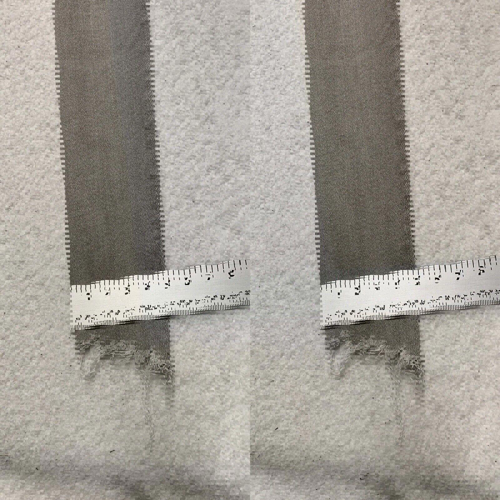 Vaqueros desgastados ajustados de lavado claro gris talla 6 para mujer de Zara