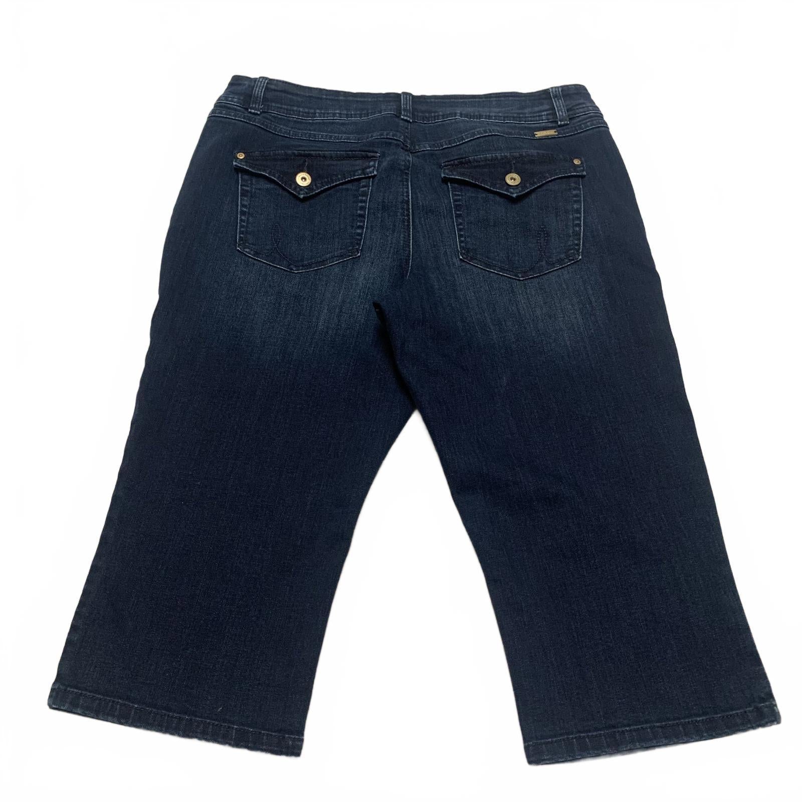 Vaqueros de mujer INC International Concepts, talla 12, corte ajustado, ancho 34 x largo 17