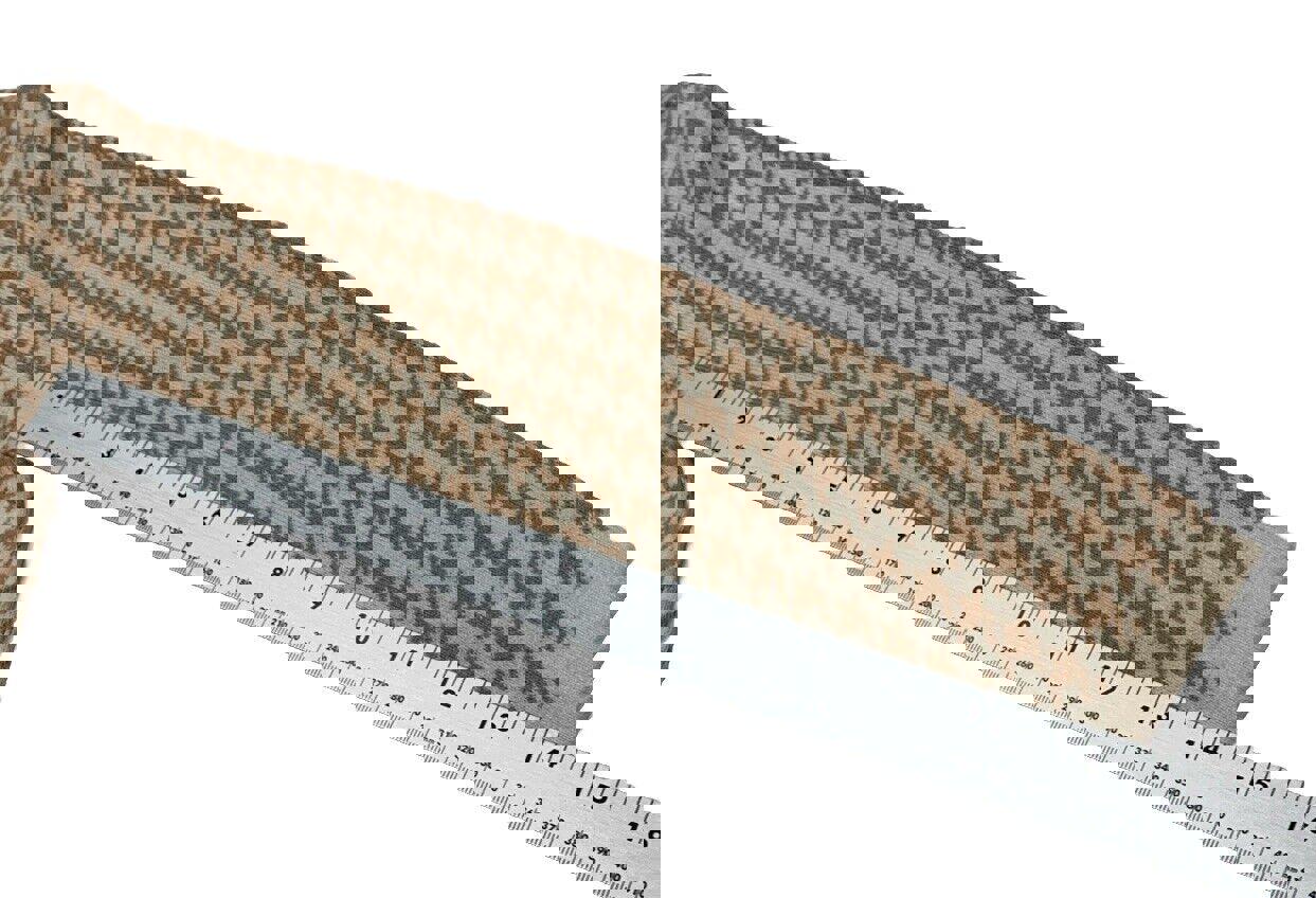 Vestido tubo Hope &amp; Henry para niñas, talla 10, color beige marfil con pata de gallo y lazo hasta la rodilla