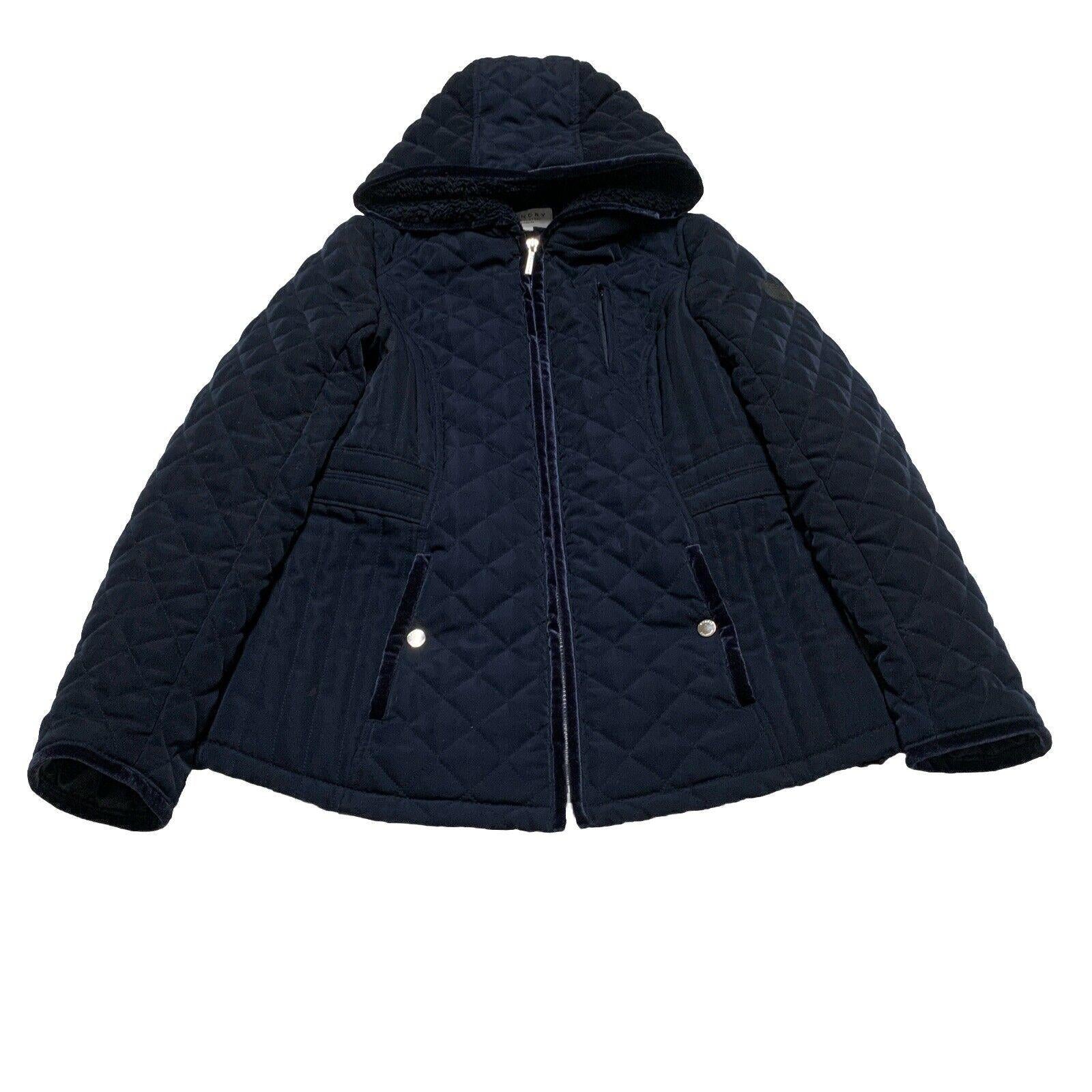 Chaqueta con capucha y cremallera azul marino para mujer, talla pequeña, de Laundry by Shelli Segal