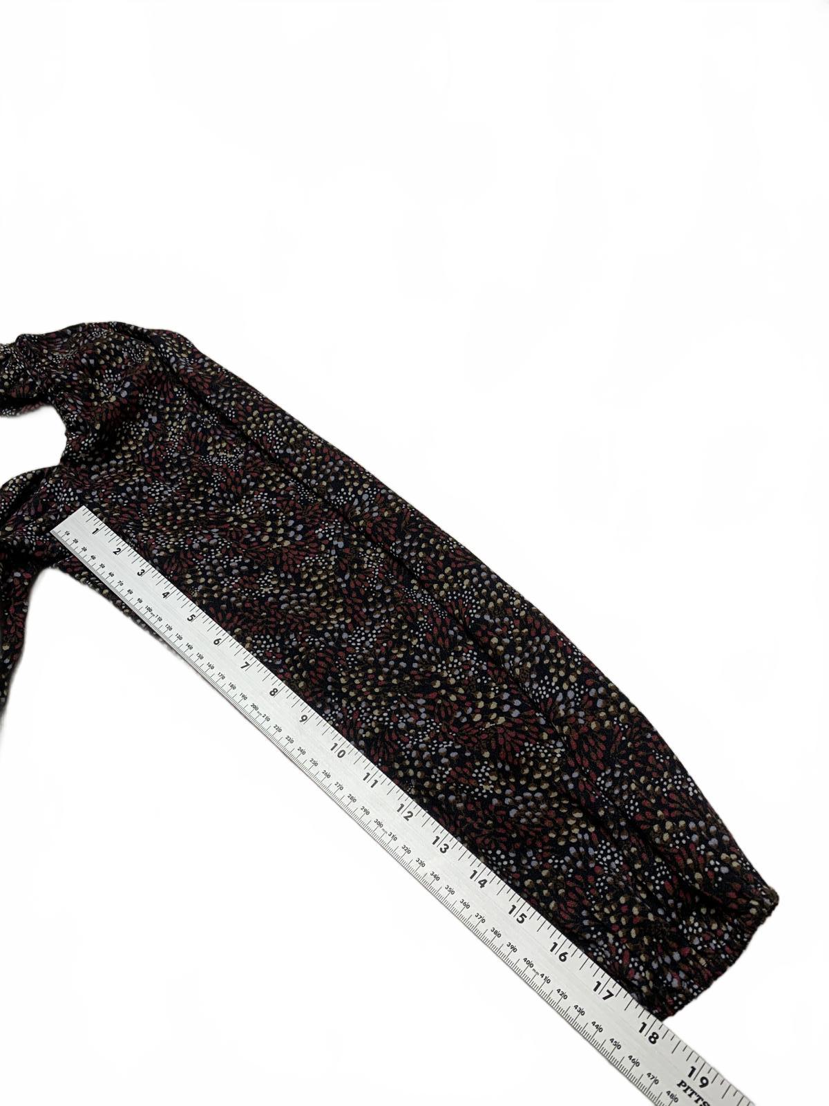 Vestido Wilfred de manga larga con estampado floral y hombros abullonados para mujer, talla 8