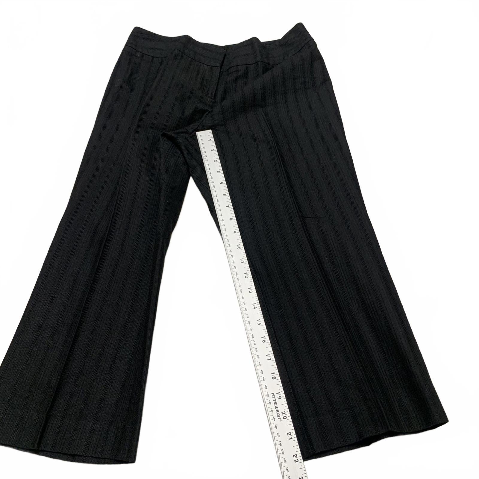 Pantalones cortos a rayas negros Ann Taylor para mujer, talla 10P o 12P, ancho 30 x 22