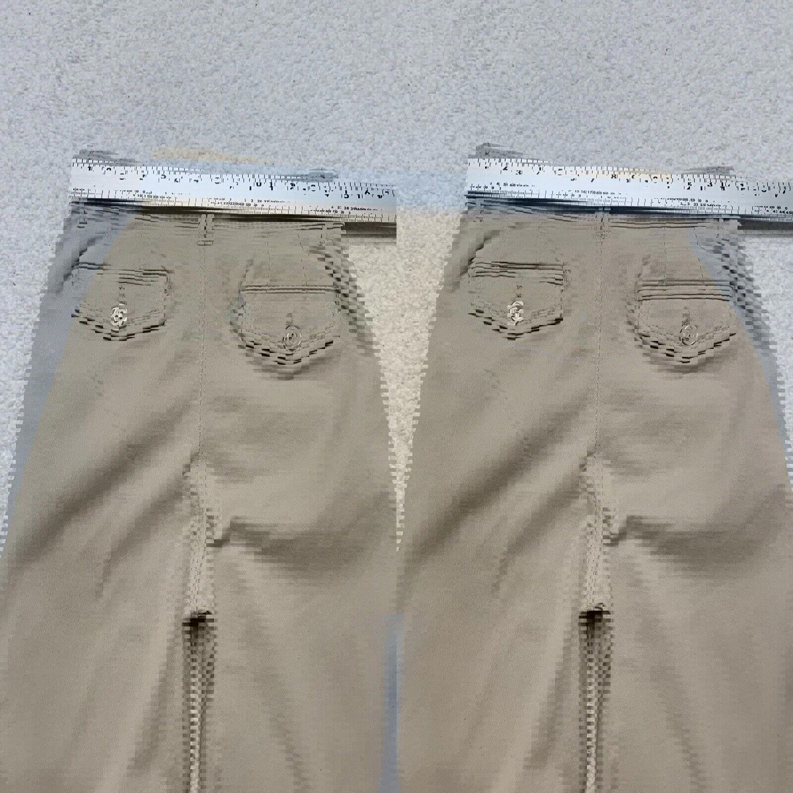 Pantalones vaqueros Lee Sinfully Soft de tiro medio y pierna recta para mujer, talla mediana, color beige