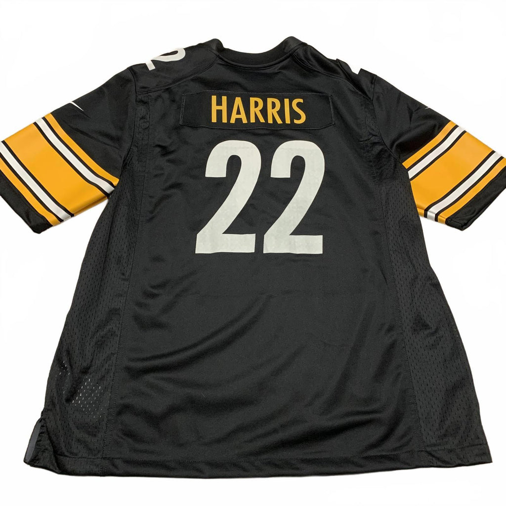 Camiseta de Najee Harris #22 de los Pittsburgh Steelers para hombre, talla XL, negra y amarilla, NFL