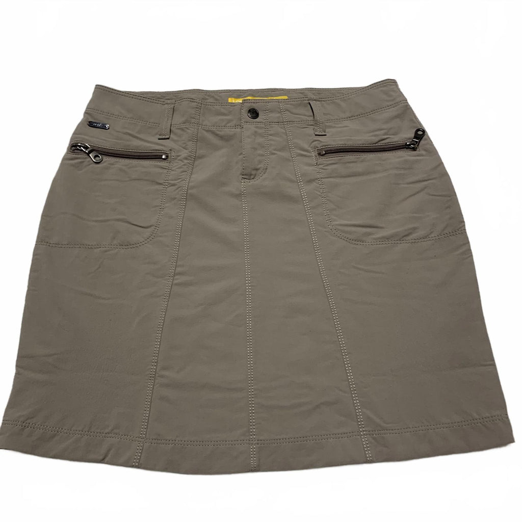 Falda informal Lole para mujer, talla 4, color caqui, para exteriores, camping, secado rápido, talla 30