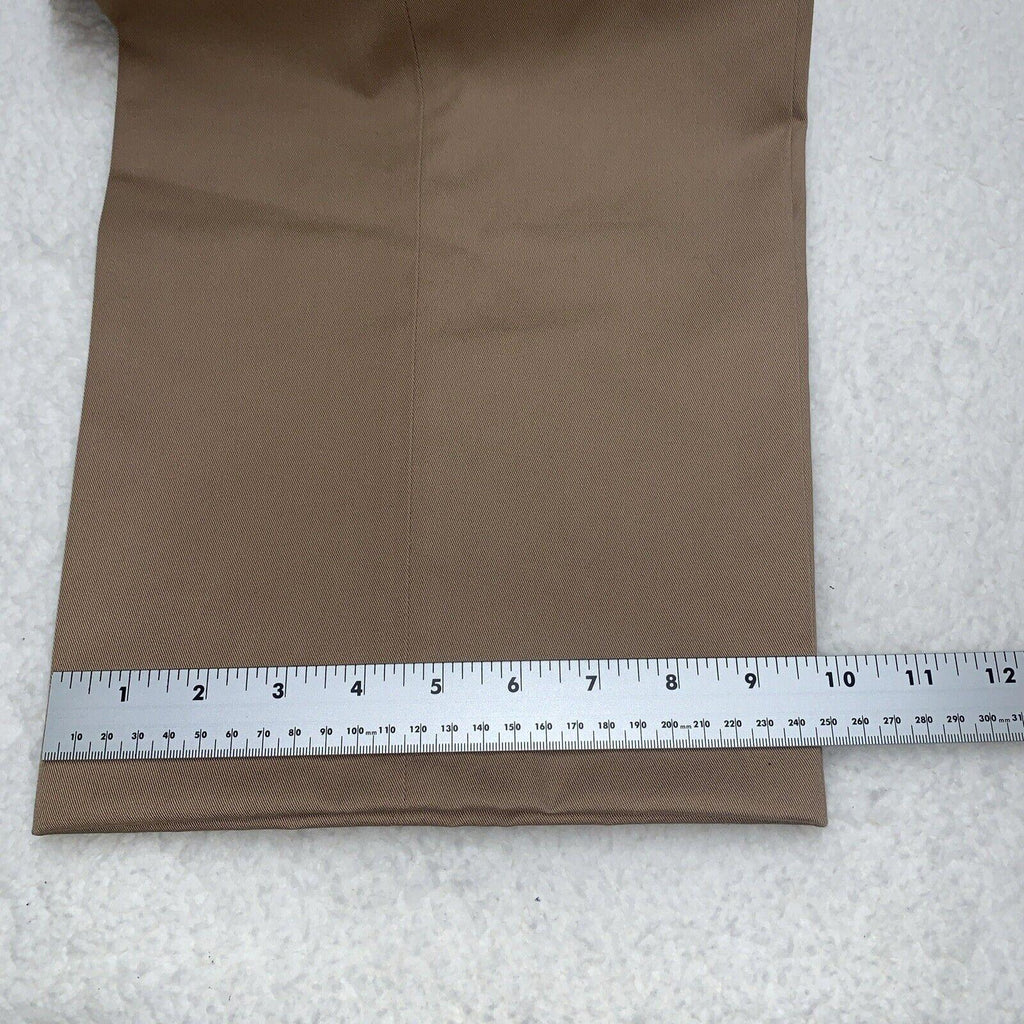 Pantalones de vestir LL Bean Chinos para hombre talla 42 ancho color caqui oscuro