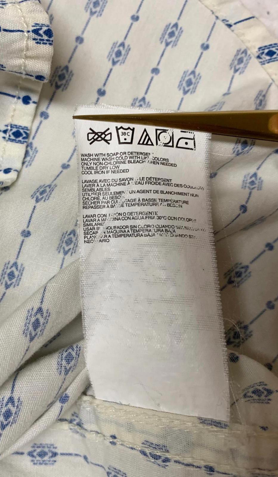 Camisa informal de manga corta Quiksilver para hombre, color blanco roto, talla pequeña