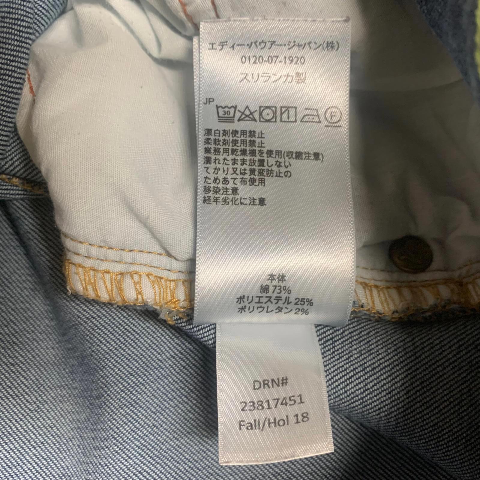 Vaqueros ajustados, rectos y curvilíneos de Eddie Bauer para mujer, talla 10, azul oscuro, lavado, ancho 31 x largo 29,5