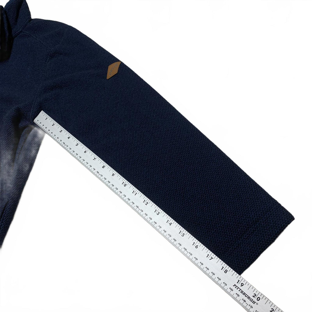 Chaqueta polar azul marino mediana con forro de sherpa de Orvis para hombre