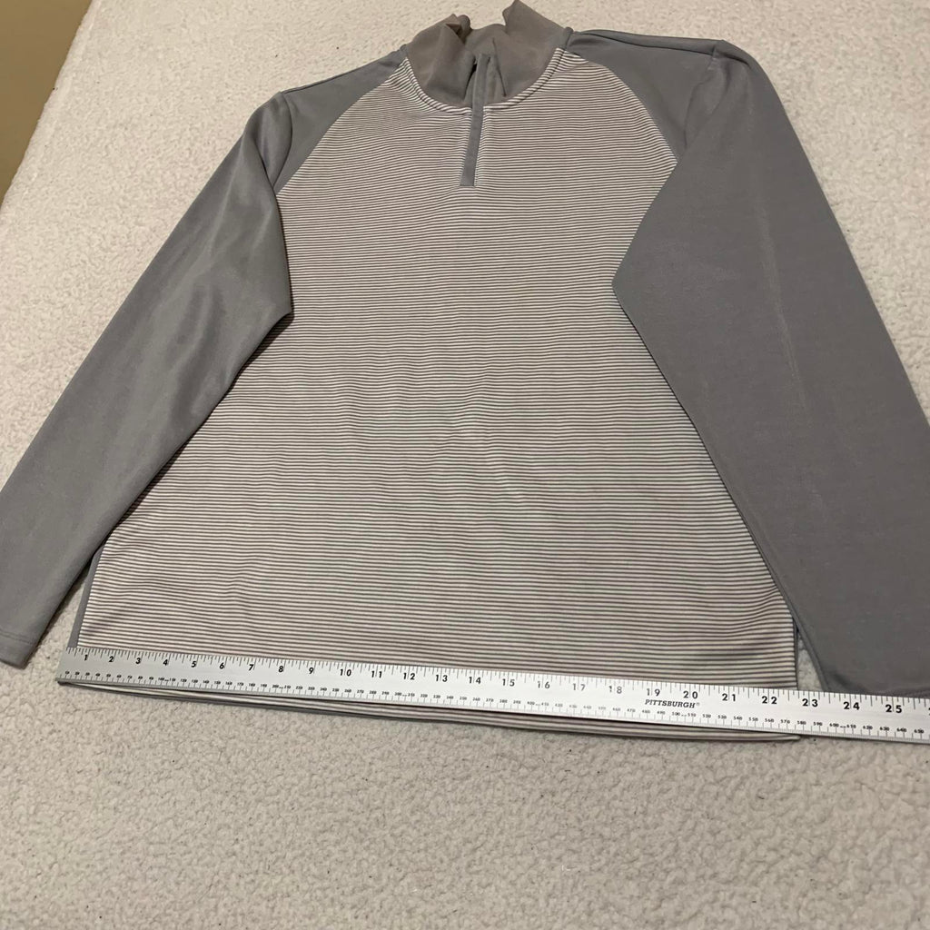 Camiseta deportiva de manga larga Alfani para hombre, talla XL, con cuello con media cremallera