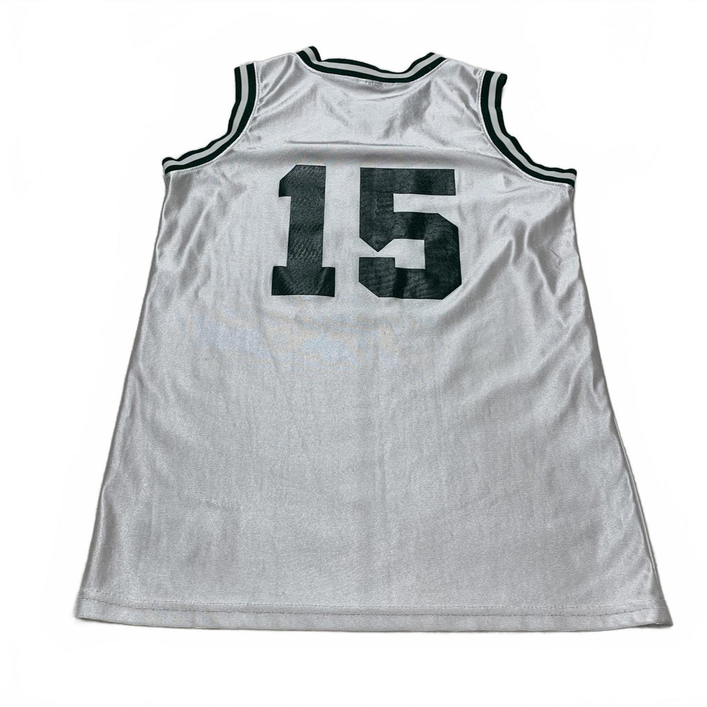 Vintage Nike Mens Raiders Basketball Jersey #15 Sz M White Late 90s Y2K