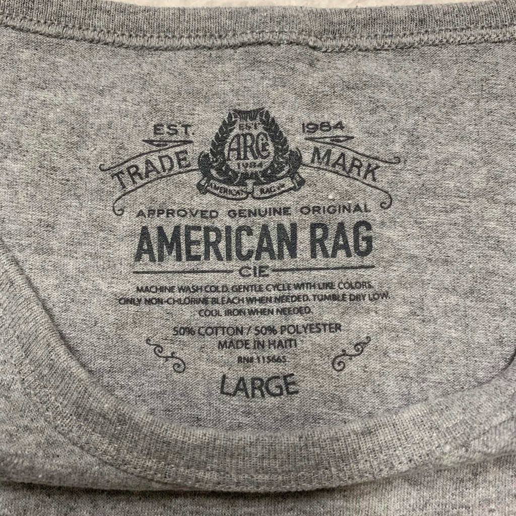 Camiseta sin mangas con gráfico Brooklyn gris, talla grande, para hombre de American Rag