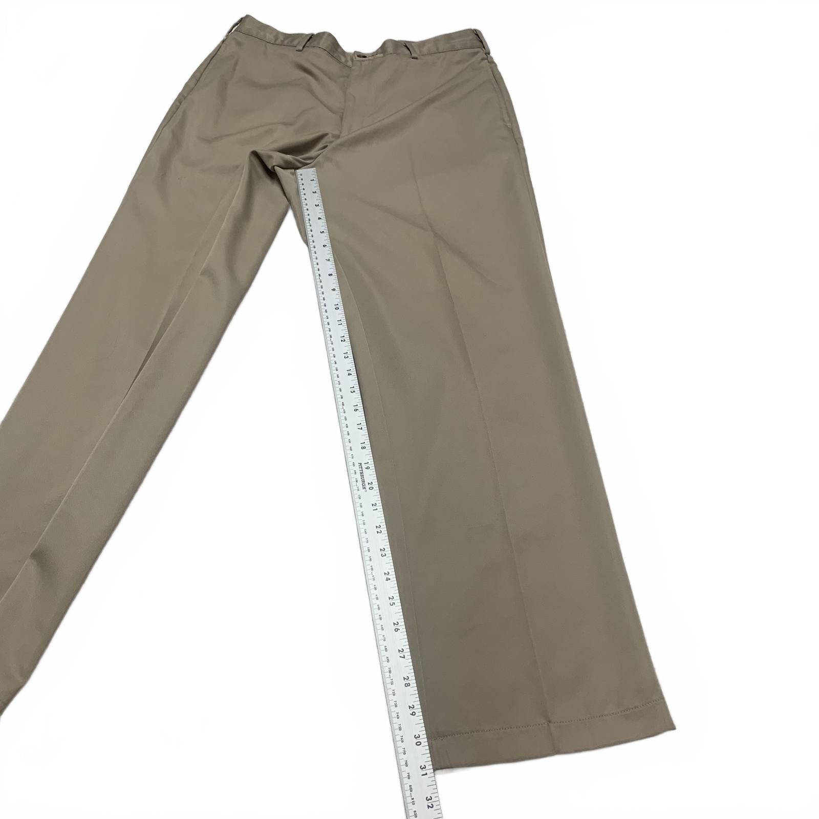 Pantalones anchos color caqui Tommy Hilfiger para hombre, talla 34x32