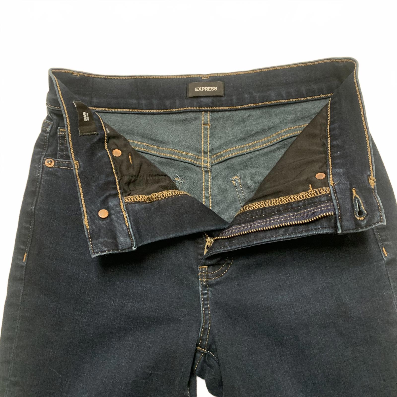 Vaqueros ajustados Express para mujer, tiro alto, 26 x 24,5 (talla real)