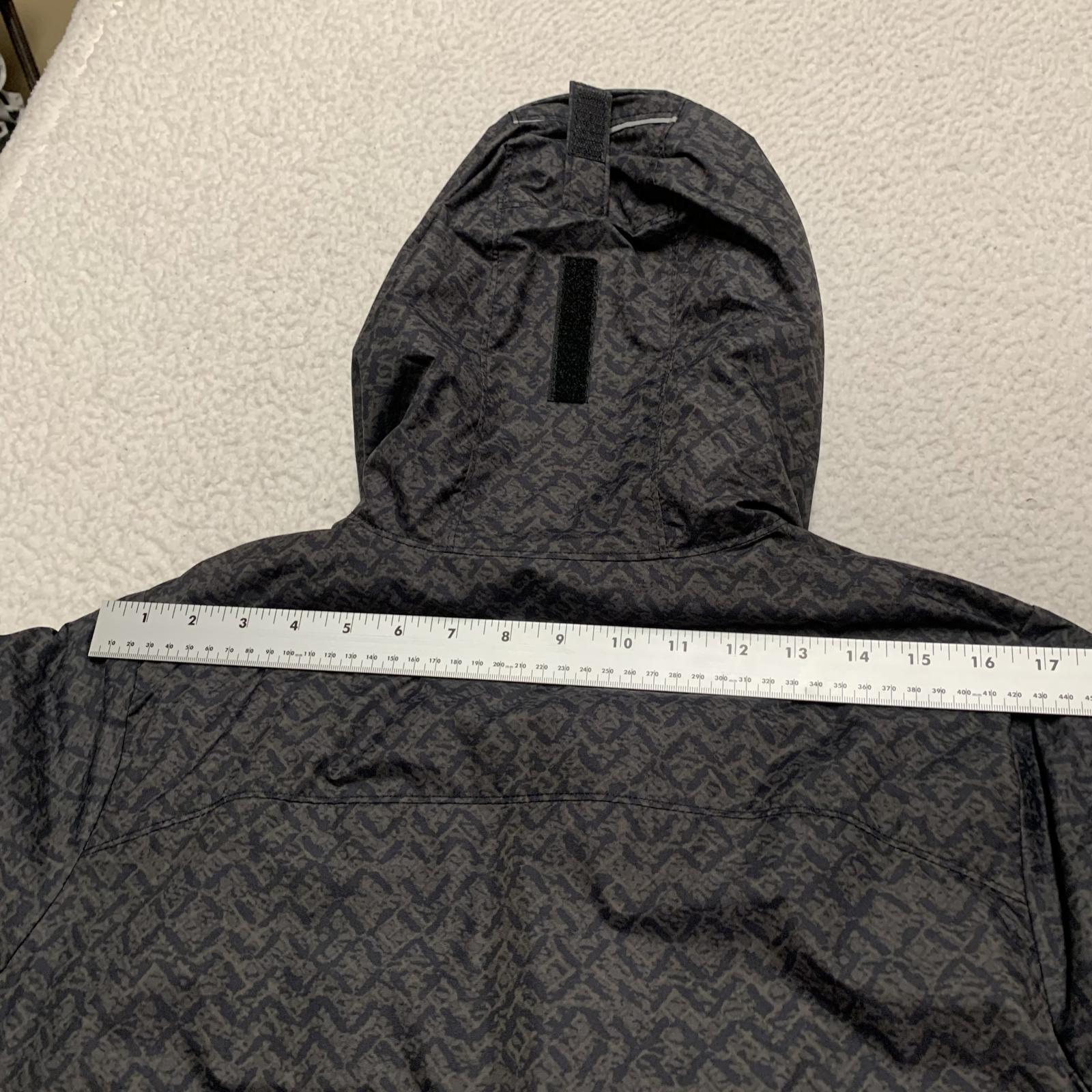 Chaqueta aislante con capucha y color negro y naranja de Columbia, talla grande para hombre