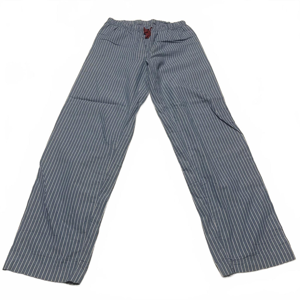 Pijama Cyrillus Paris para niño, talla 14A, de algodón, con rayas azules, ancho 25,5 x 29 cm