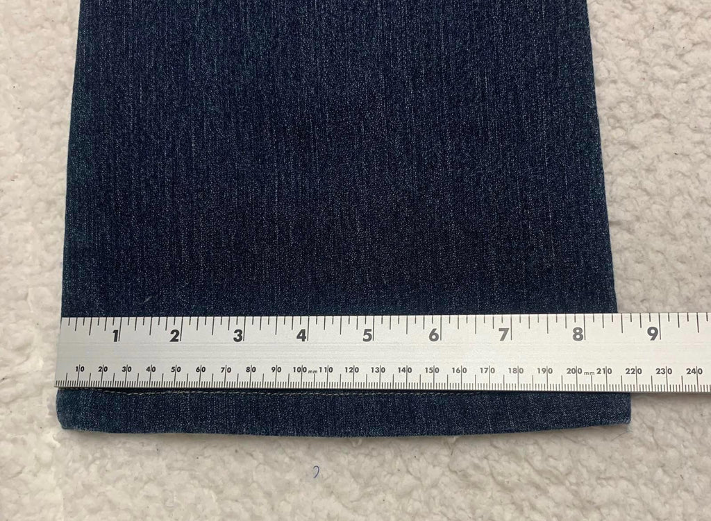 Vaqueros Nine West para mujer, talla 8R, lavado azul oscuro, corte de bota, 32 x 29