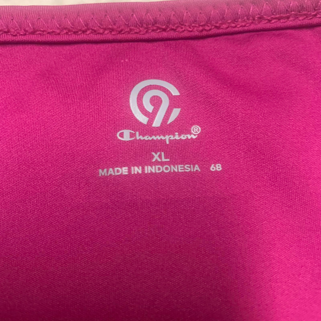 Camiseta deportiva sin mangas fucsia Champion para mujer talla XL