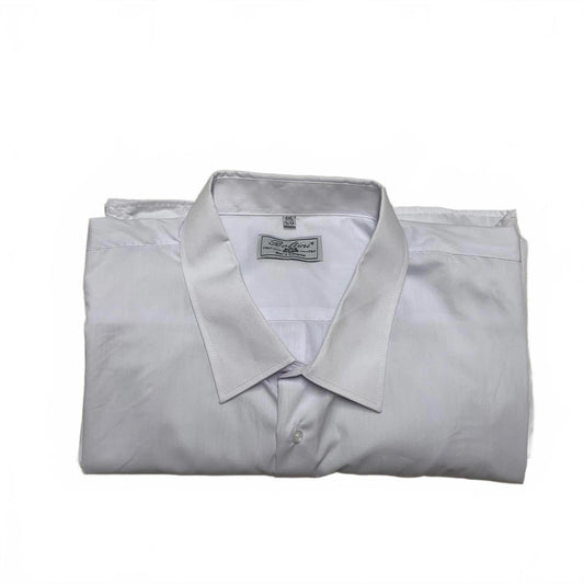 Boltini Men's 4XL White Classic Fit Button Dress Shirt 20-20.5