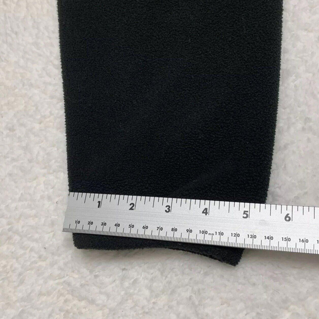 Chaqueta polar North Face para hombre, talla L, negra, con bolsillos con cremallera completa, para exteriores e invierno