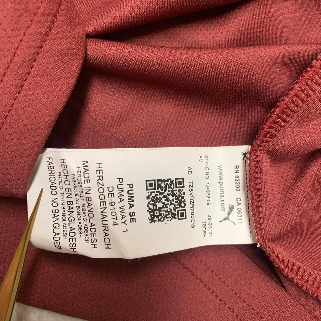 Camiseta de fútbol PUMA NYC Footy para hombre, talla S, color burdeos