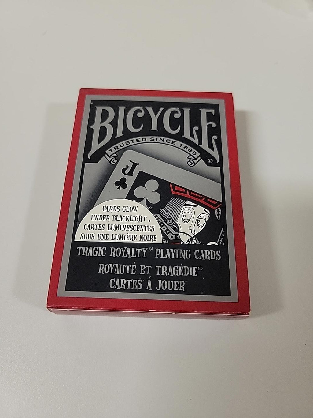 Naipes Bicycle Tragic Royalty - Brillan bajo luz negra