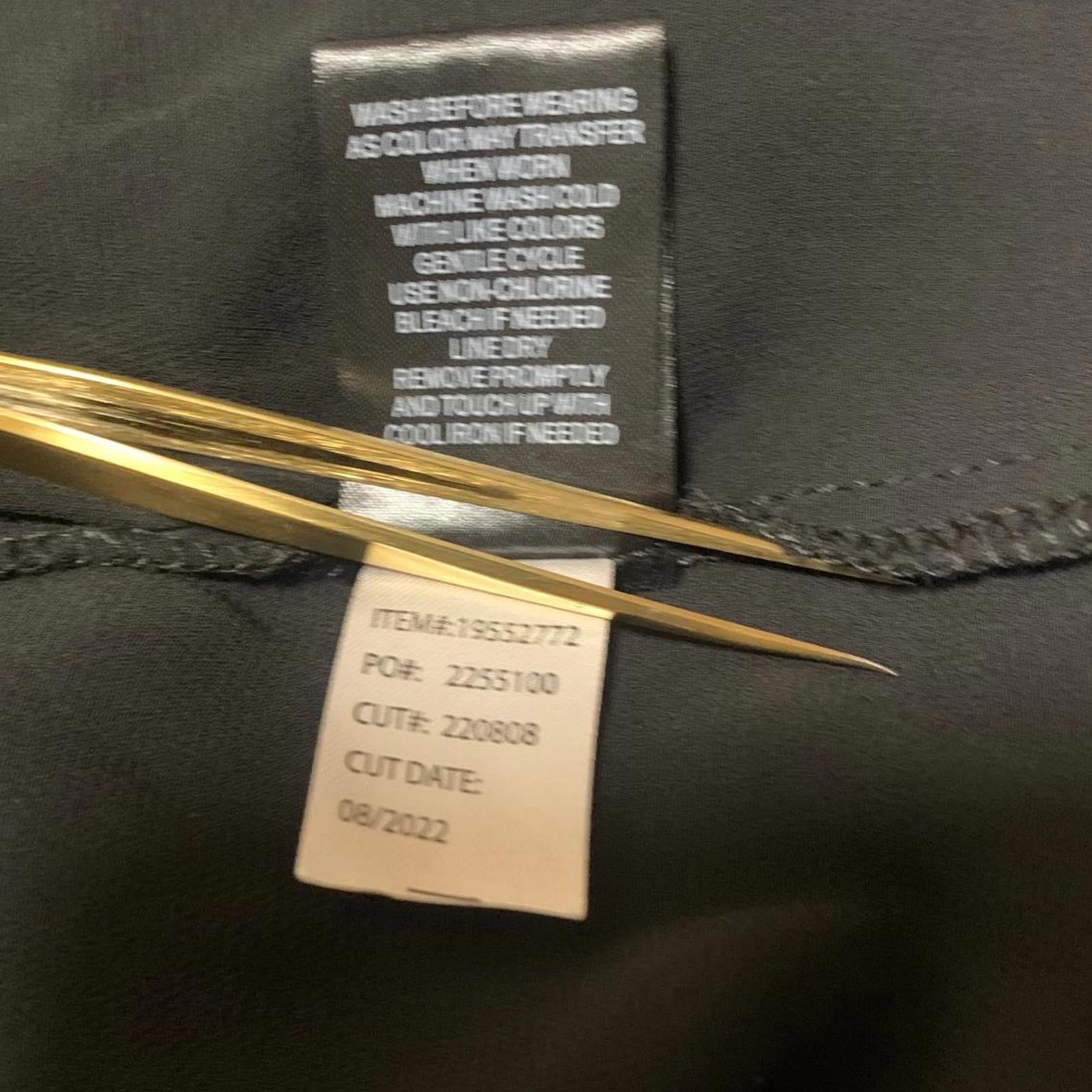 Blusa peplum de manga larga negra Torrid para mujer, talla 3, con estampado floral texturizado