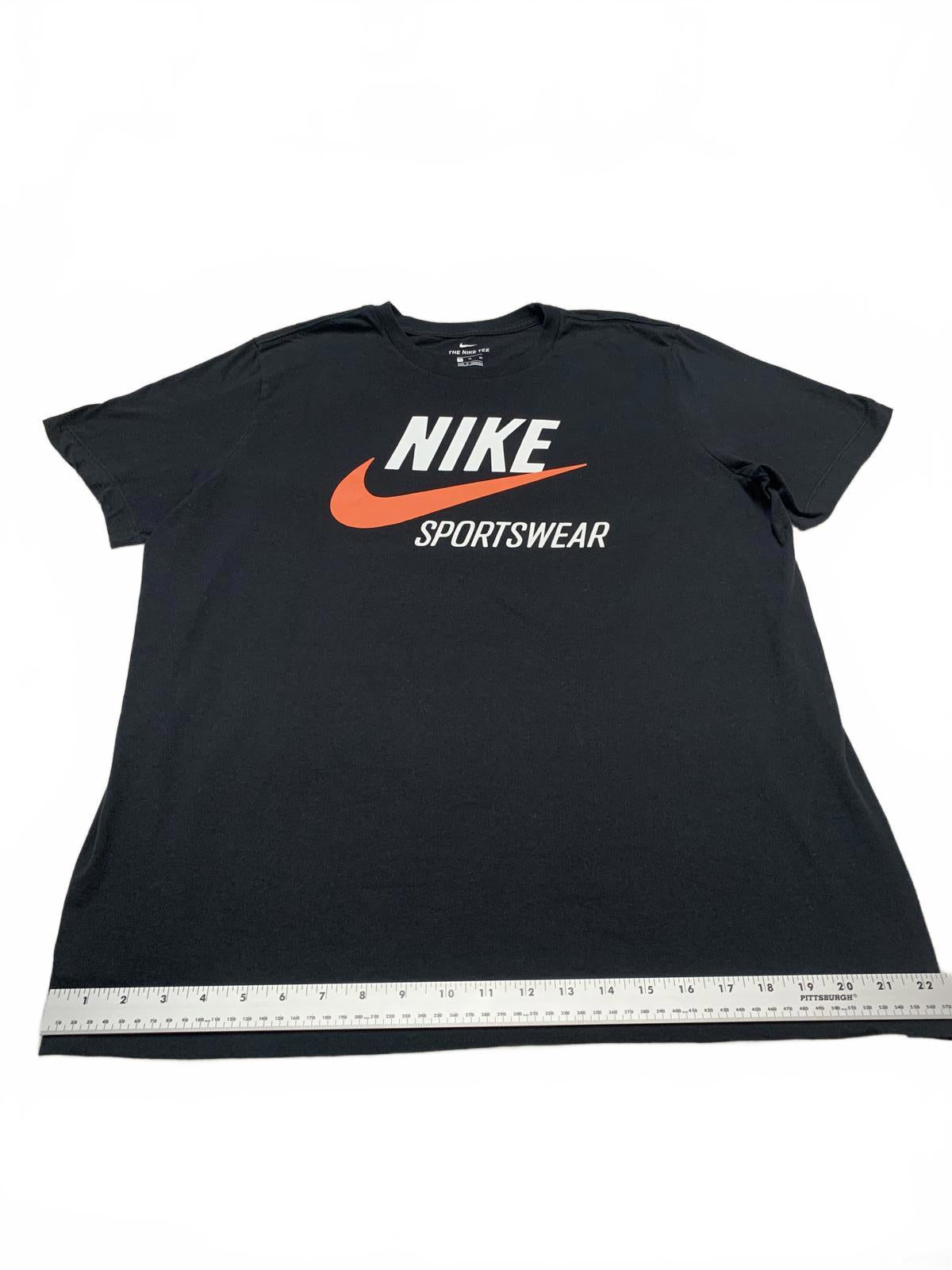 Camiseta deportiva Nike para hombre talla XL negra