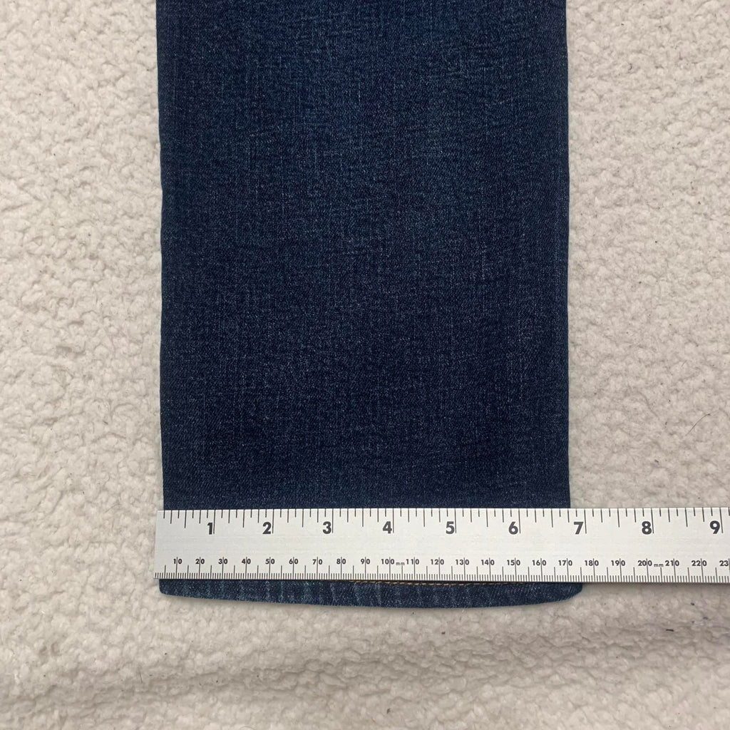 Vaqueros ajustados de lavado azul oscuro de Old Navy para hombre, talla 34 x 30, 32 x 29 (talla real)