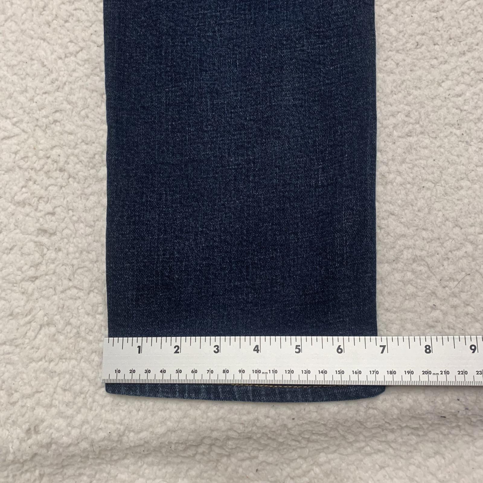 Vaqueros ajustados de lavado azul oscuro de Old Navy para hombre, talla 34 x 30, 32 x 29 (talla real)